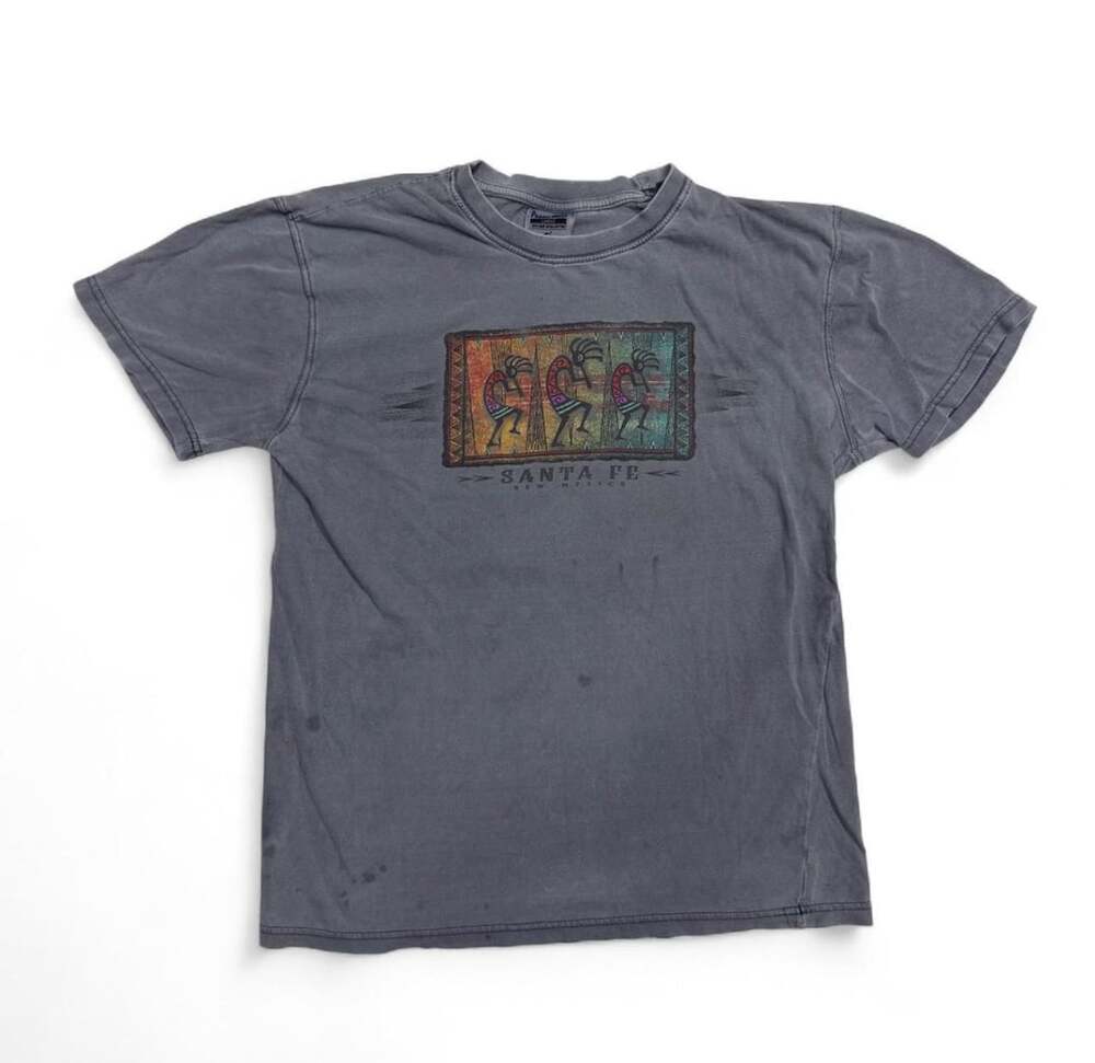 Prairie Wash Santa Fe T-Shirt Size Large Gray